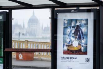 utcai kiállítás, kortárs képzőművészeti plakátok